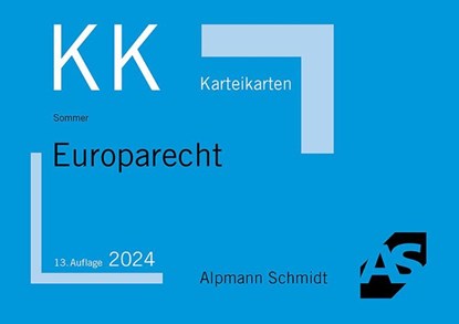 Karteikarten Europarecht, Christian Sommer - Paperback - 9783867529228