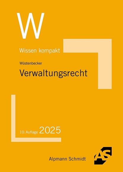 Verwaltungsrecht, Horst Wüstenbecker - Paperback - 9783867529402