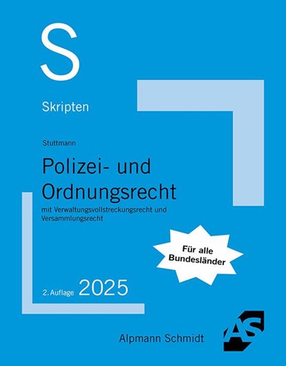 Skript Polizei- und Ordnungsrecht, Martin Stuttmann - Paperback - 9783867529471