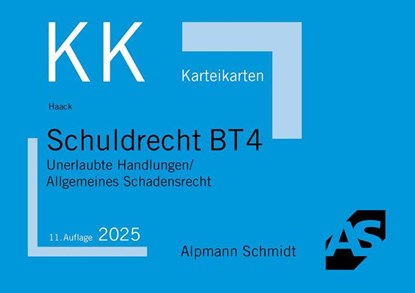 Karteikarten Schuldrecht BT 4, Claudia Haack - Paperback - 9783867529600