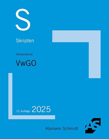VwGO, Horst Wüstenbecker - Paperback - 9783867529617
