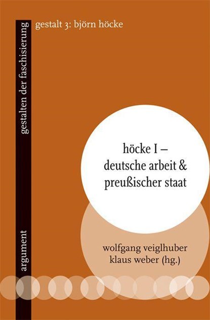 Höcke I - Deutsche Arbeit & preußischer Staat, Wolfgang Veiglhuber ; Klaus Weber - Paperback - 9783867545327