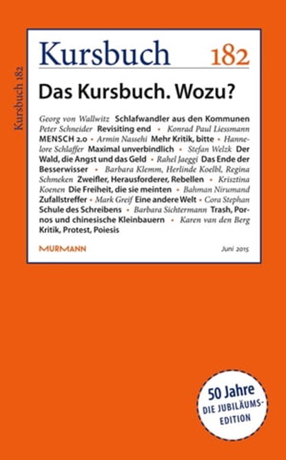 Kursbuch 182, niet bekend - Ebook - 9783867744348