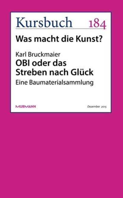 OBI oder das Streben nach Glück, Karl Bruckmaier - Ebook - 9783867745291