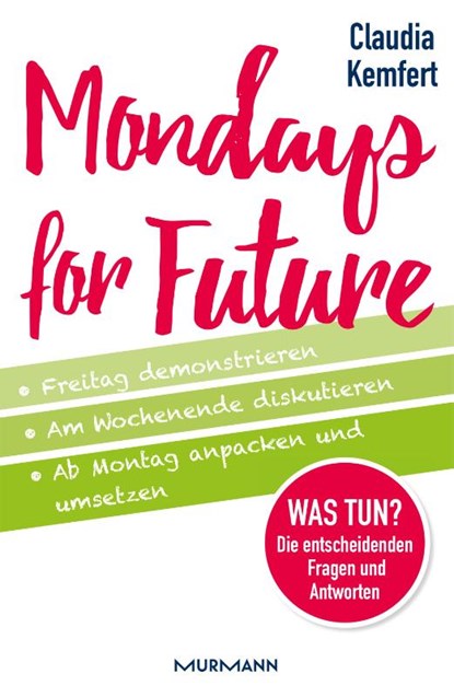 Mondays for Future, Claudia Kemfert - Paperback - 9783867746441