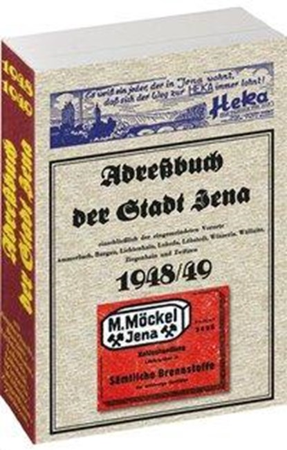 Adreßbuch der Stadt Jena 1948/49, niet bekend - Paperback - 9783867770484