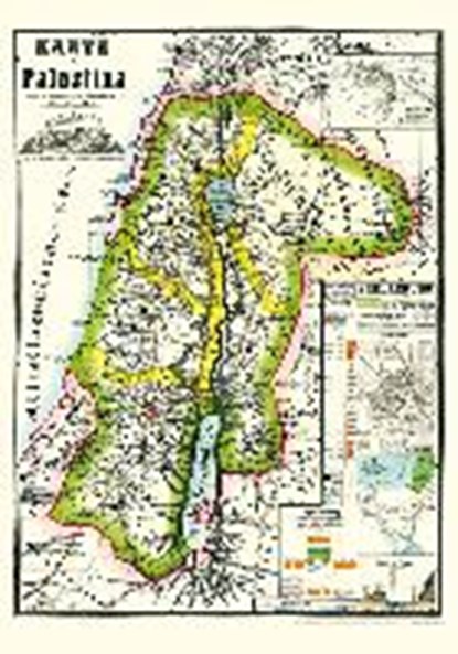 Historische Karte von PALÄSTINA  1869 (Plano), niet bekend - Paperback - 9783867777063