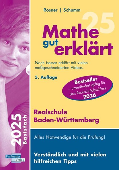 Mathe gut erklärt Realschule Baden-Württemberg, Helmut Gruber ; Robert Neumann ; Stefan Rosner ; Roland Schumm - Paperback - 9783868148961