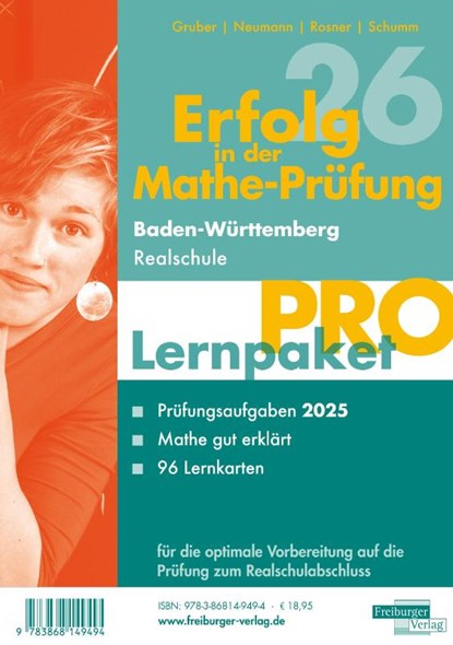 Lernpaket Pro Realschulabschluss 2025 Baden-Württemberg, Helmut Gruber ; Robert Neumann ; Stefan Rosner ; Roland Schumm - Paperback - 9783868149494