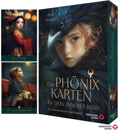 Die Phönixkarten für dein Inneres Kind - 44 Archetypenkarten und 192-seitiges farbiges Booklet, Anne Vonjahr - Paperback - 9783868268249