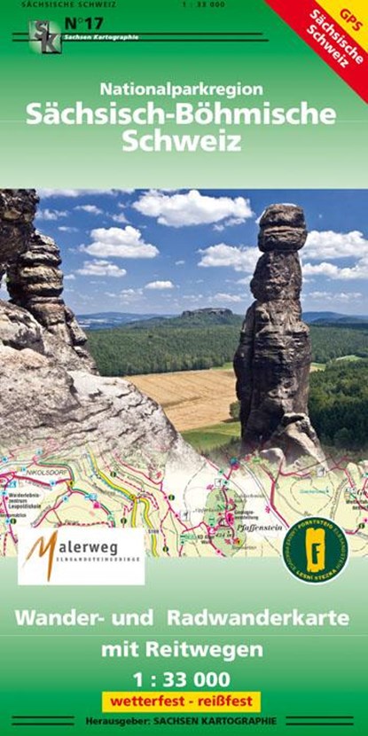 Nationalparkregion Sächsisch-Böhmische Schweiz, Sachsen Kartographie - Gebonden - 9783868430172