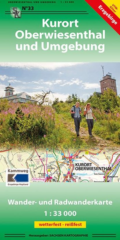 Oberwiesenthal und Umgebung 1 : 33 000, niet bekend - Paperback - 9783868430332