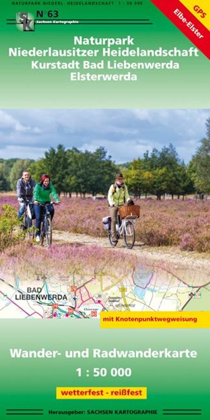 Naturpark Niederlausitzer Heidelandschaft - Kurstadt Bad Liebenwerda - Mühlberg - Schradenland 1:50 000, niet bekend - Gebonden - 9783868430639