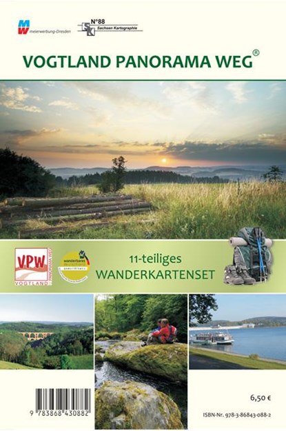 Vogtland Panorama Weg Wandertourenführer 1:33 000, niet bekend - Gebonden - 9783868430882