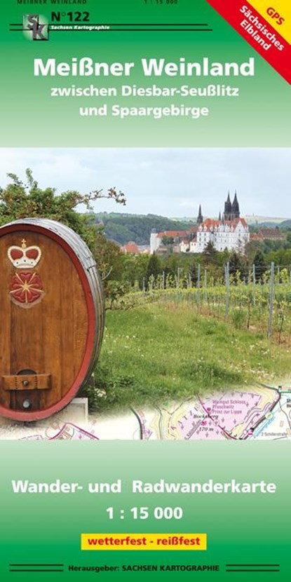 Meißner Weinland zwischen Diesbar-Seußlitz und Spaargebirge 1 : 15 000, niet bekend - Gebonden - 9783868431223
