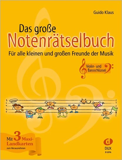 Das große Notenrätselbuch, Guido Klaus - Gebonden - 9783868490039