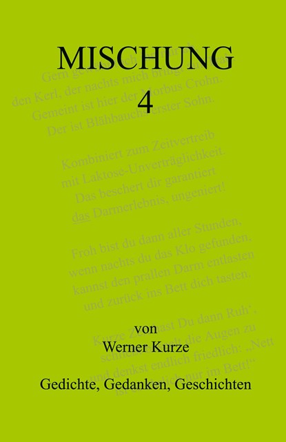 Mischung 4, Werner Kurze - Paperback - 9783868704662