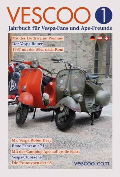 VESCOO Jahrbuch für Vespa-Fans und Ape-Freunde - Ausgabe 1, Tobias Gerken - Gebonden - 9783869279015