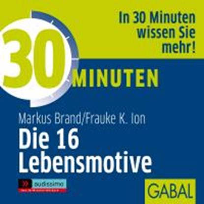 30 Minuten Die16 Lebensmotive, BRAND,  Markus ; Ion, Frauke K. - AVM - 9783869362830