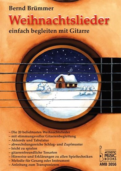 Weihnachtslieder einfach begleiten mit Gitarre, Bernd Brümmer - Gebonden - 9783869470566