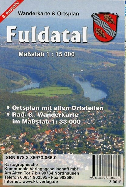 Fuldatal 1 : 15 000, niet bekend - Paperback - 9783869730660