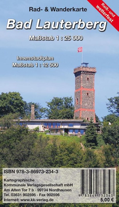 Bad Lauterberg 1:25 000, Kartographische Kommunale Verlagsgesellschaft mbH - Gebonden - 9783869732343