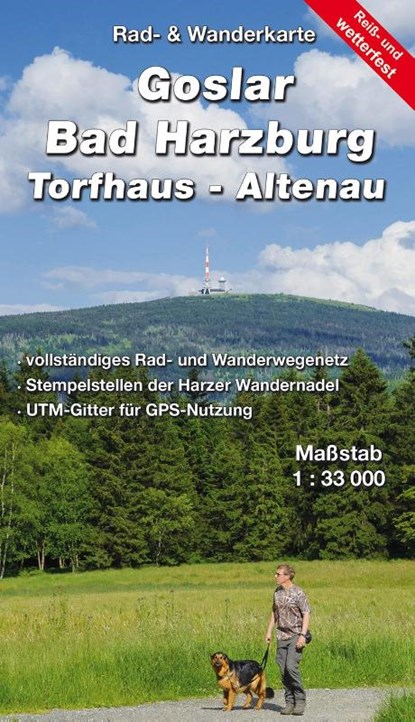 Goslar - Bad Harzburg - Torfhaus - Altenau 1:33 000, Kkv Kartographische Kommunale Verlagsgesellschaft Mbh - Gebonden - 9783869732350