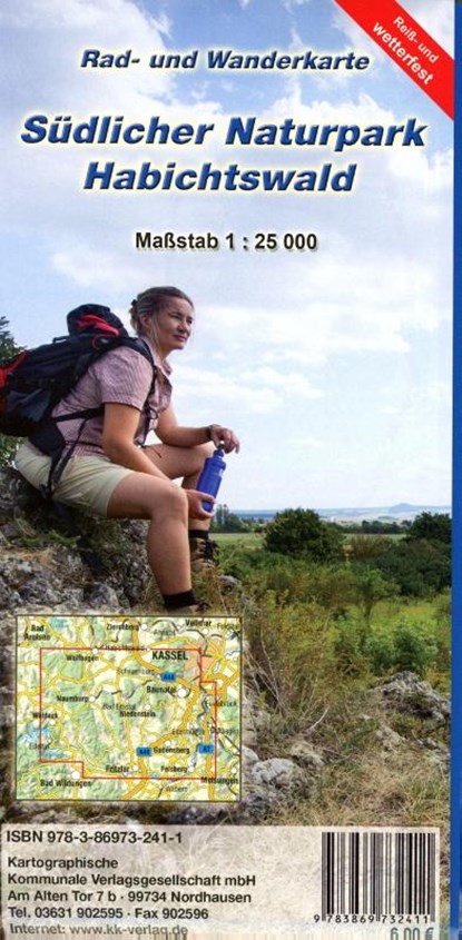 Südlicher Naturpark Habichtswald, Kartographische Kommunale Verlagsgesellschaft mbH - Gebonden - 9783869732411