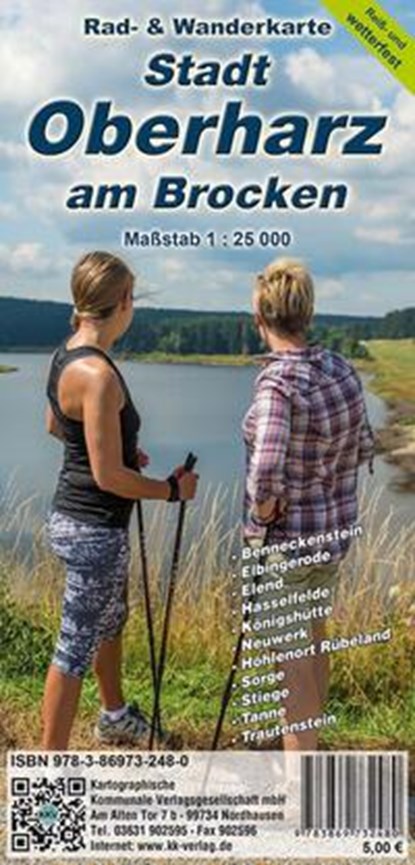 Stadt Oberharz am Brocken, Kartographische Kommunale Verlagsgesellschaft mbH - Gebonden - 9783869732480