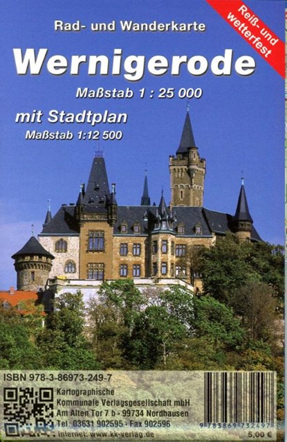 Wernigerode, Kartographische Kommunale Verlagsgesellschaft mbH - Gebonden - 9783869732497