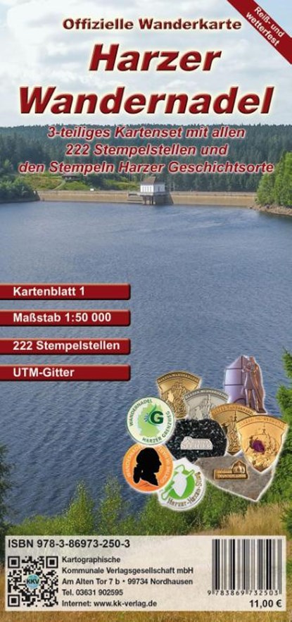 Harzer Wandernadel, Kartographische Kommunale Verlagsgesellschaft mbH ; Harzer Wandernadel GmbH - Gebonden - 9783869732503