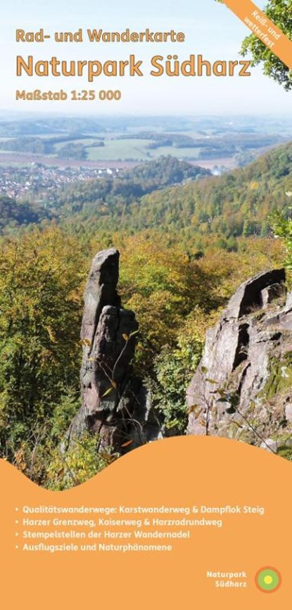 Naturpark Südharz, Kartographische Kommunale Verlagsgesellschaft mbH - Gebonden - 9783869732619