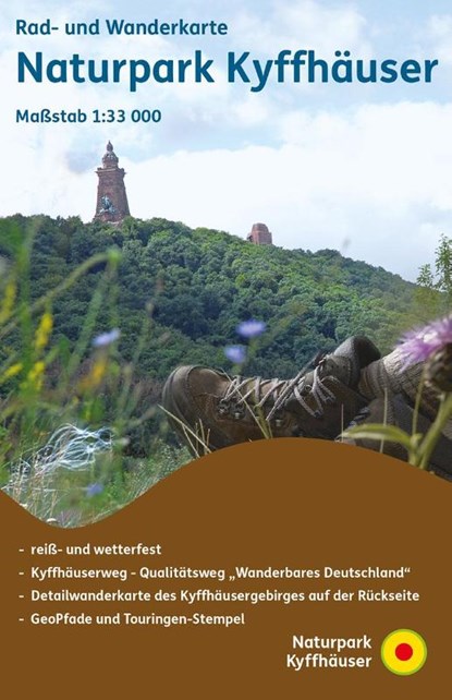 Naturpark Kyffhäuser, Kartographische Kommunale Verlagsgesellschaft mbH - Gebonden - 9783869732640