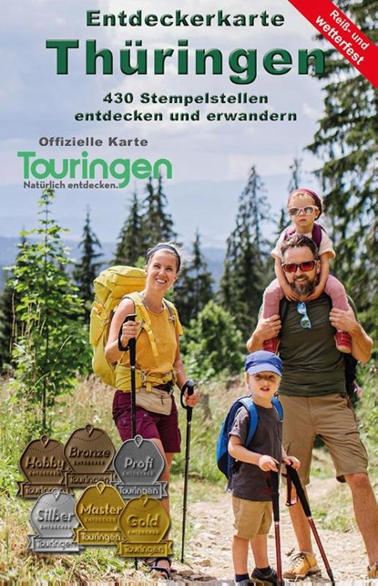 Entdeckerkarte Thüringen, Kartographische Kommunale Verlagsgesellschaft mbH - Gebonden - 9783869732671