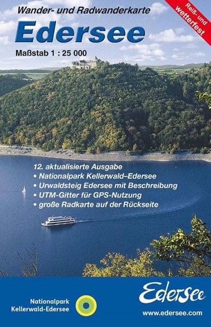 Edersee, Kartographische Kommunale Verlagsgesellschaft mbH - Gebonden - 9783869732923