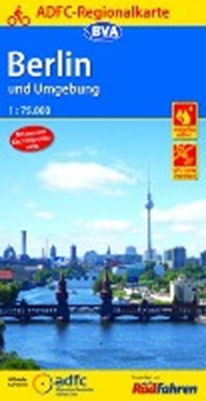 ADFC-Regionalkarte Berlin und Umgebung, niet bekend - Overig - 9783870737382