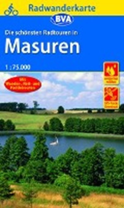 Radwanderkarte BVA Radwandern in Masuren 1:75.000, niet bekend - Paperback - 9783870738143
