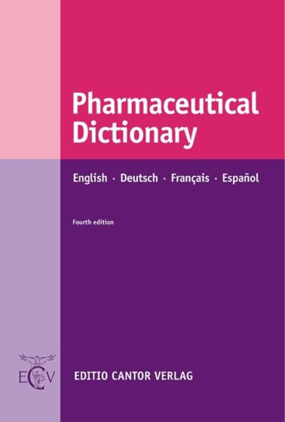 Pharmaceutical Dictionary, Anita Maas ;  James Brawley - Gebonden - 9783871933868