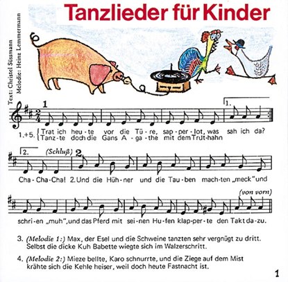 Tanzlieder für Kinder, Hans G Lenders - AVM - 9783872264015