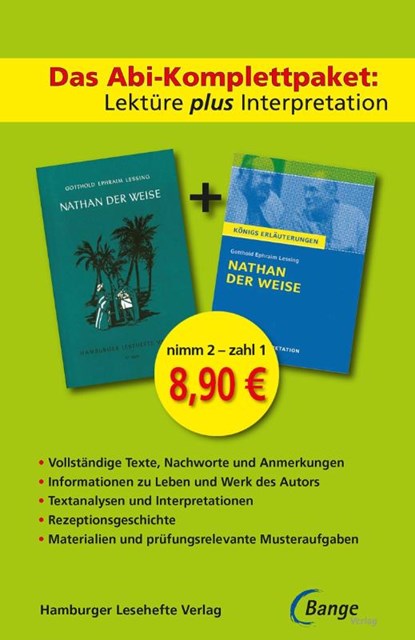 Nathan der Weise, Gotthold Ephraim Lessing - Paperback - 9783872919168