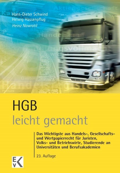 HGB leicht gemacht, Hans-Dieter Schwind ;  Helwig Hassenpflug - Paperback - 9783874403290