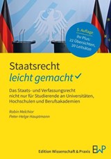 Staatsrecht - leicht gemacht - Robin Melchior ; Peter-Helge Hauptmann - 9783874404105