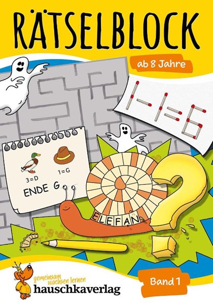 Rätselblock ab 8 Jahre, Band 1, A5-Block, Agnes Spiecker - Paperback - 9783881006330