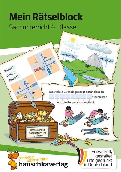 Mein Rätselblock Sachunterricht 4. Klasse, Diana Depireux - Paperback - 9783881006897