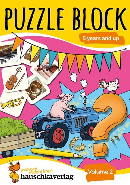 Puzzle Activity Book from 5 Years - Volume 2: Colourful Preschool Activity Books with Puzzle Fun - Labyrinth, Sudoku, Search and Find Books for Children, Promotes Concentration & Logical Thinking, Ulrike Maier - Paperback - 9783881007405