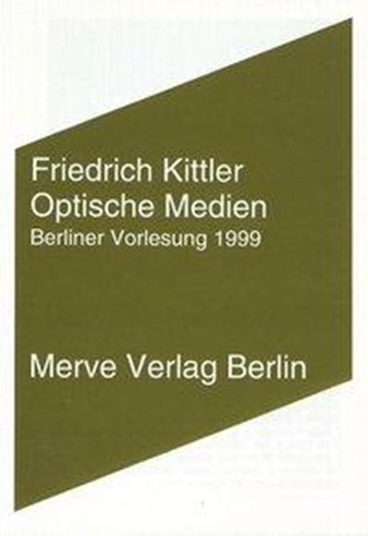 Optische Medien, Friedrich Kittler - Paperback - 9783883961835
