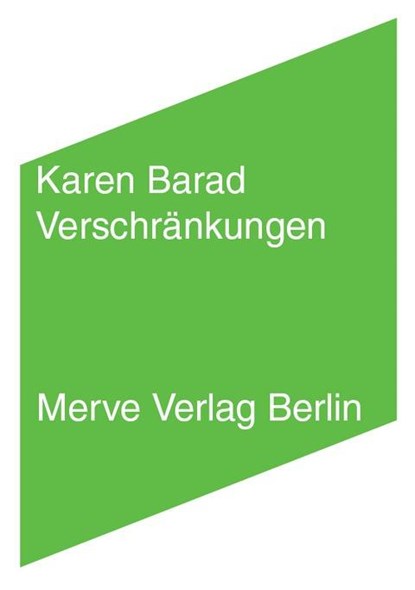 Verschränkungen, Karen Barad - Paperback - 9783883963532