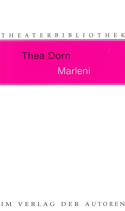 Marleni, Thea Dorn - Paperback - 9783886612284