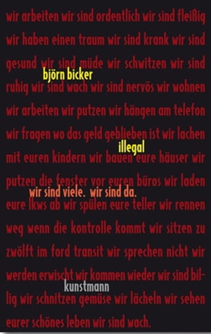 Illegal, Björn Bicker - Ebook - 9783888978494