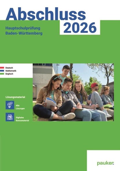 Abschluss 2026 - Hauptschulprüfung Baden-Württemberg - Lösungsband - Deutsch - Mathe - Englisch, Bergmoser Höller Verlag AG - Paperback - 9783889978783
